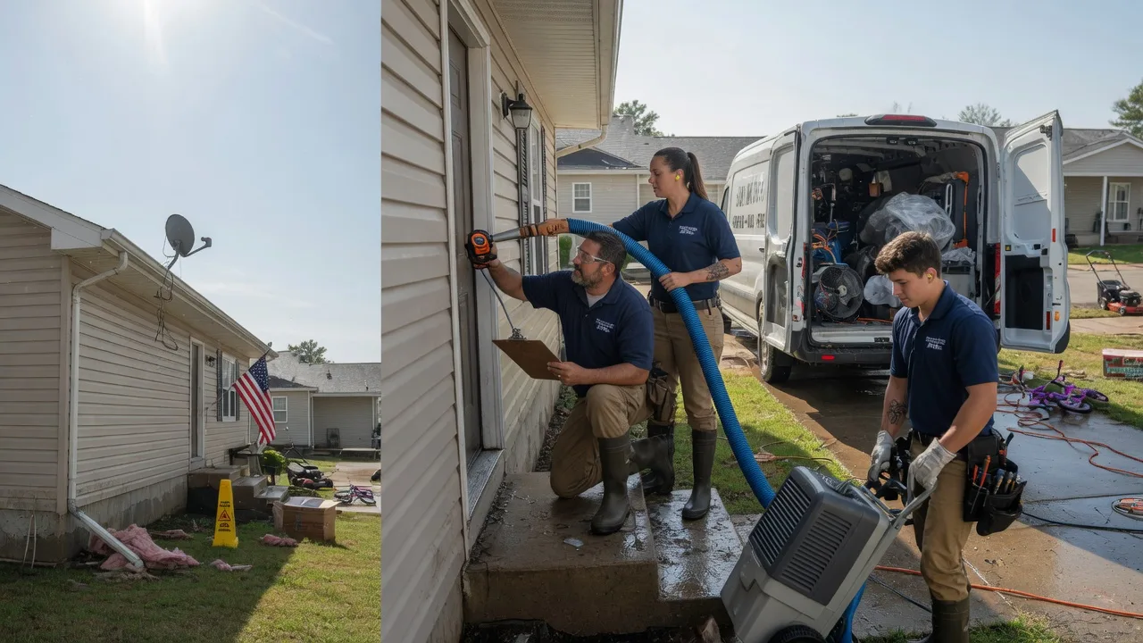 Ceiling Water Damage Restoration in Edgemont, SD near me